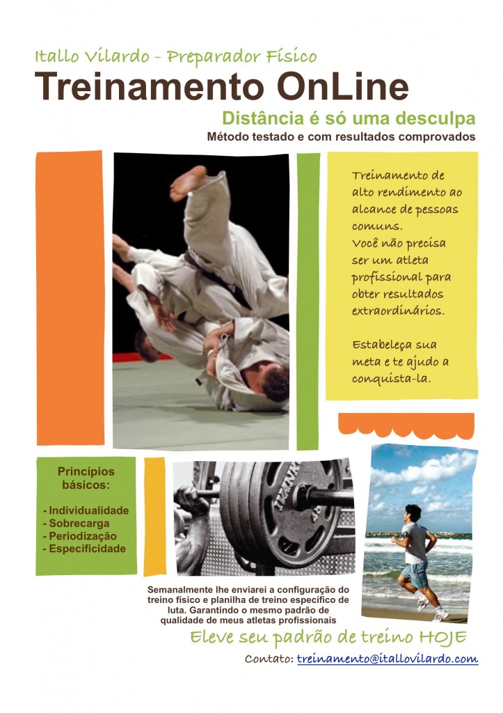 Treino OnLine para mma judo jiu jitsu