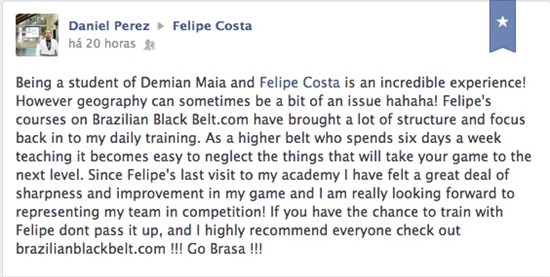 testimonial about Felipe's visit to Miami